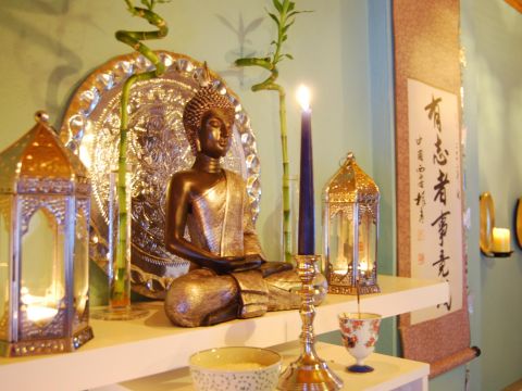 Buddhas strahlen Harmonie aus und unterstützen beim Yoga